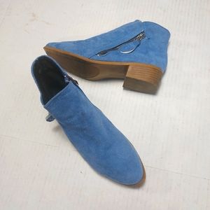 Women's Blue Ankle Boots Size 8.5M